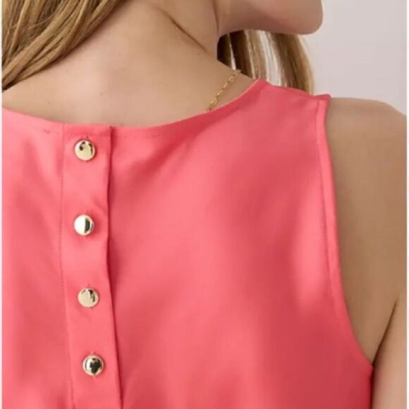 J. Crew Sleeveless shell top in everyday crepe - Picture 2 of 4